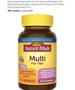 Nature Made Multi for Her With Iron  Calcium 90 Tablets Gluten-Free, 1/2027 - $23.03 CAD