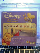 Disney Decorative Wall Border Peel &amp; Stick Winnie the Pooh &amp; Friends   removable - £10.22 GBP