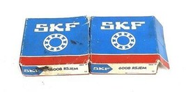 Lot Of 2 New Skf 6008RSJEM Deep Groove Ball Bearings 40MM X 68MM X 15MM - $49.99