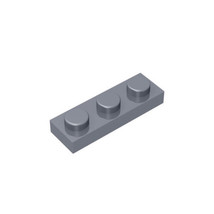 100pcs Part 3623 Plate 1X3 Light Gray Building Pieces Parts Compatible B... - $17.01