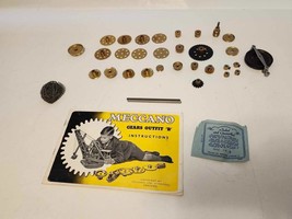 Vintage Meccano Gears Outfit  B 1968, Complete with extras,  Manual NO BOX - £23.50 GBP