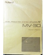 Roland MV-30 Studio M Music Midi Module Original Owner&#39;s Manual Book, Japan - $62.47 CAD