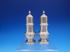 Fiddle Thread  by James Robinson Sterling Silver Salt Pepper Shaker Pair... - $404.91