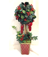 Vintage Artificial Christmas Topiary 17&quot;  - €16,59 EUR