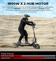 MAXFUN 10 MAX HYPER ELECTRIC SCOOTER  1800W X 2 DUAL MOTOR POWER - $3,600.00