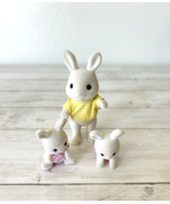 Calico Critters Sylvanian Families Snow Warren Family of 3 Twins - $9.95