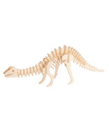 Brontosaurus 3D Wooden Puzzle Dinosaur DIY 3 Dimensional Wood Dinosaur - £5.44 GBP