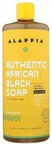 Alaffia Authentic African Black Soap All-in-One, Peppermint, 32 Oz. Body Wash... - £16.62 GBP