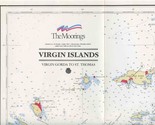 The Moorings Virgin Islands Map With Inset maps of Road Harbor and Gorda... - $14.85