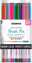 Zebra Pen Funwari Brush Pen, Assorted Colors, 24-Pack - £23.94 GBP