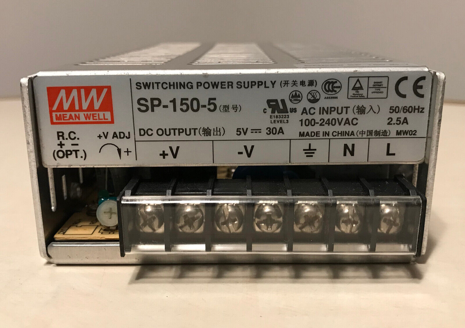 Mean Well SP-150-5 Switching Power Supply (5V 30A) Power Module - From B... - $19.95