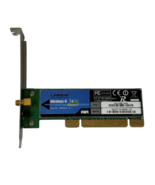 Linksys WMP54GS Wireless G PCI Card Adapter 54Mbps SpeedBooster 2.4GHz - $256.27 MXN