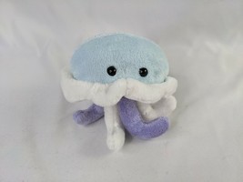 Adventure Planet Jellyfish Plush 5 Inch Blue Purple White Stuffed Animal Toy - $16.95