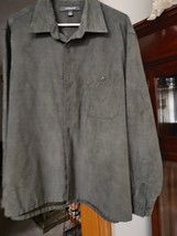 Men&#39;s Croft &amp; Barrow Long Sleeved Green Shirt (L) - £11.01 GBP