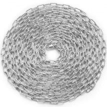 Zinc Plated Proof Coil Chain Carbon Steel Chain Sling 1/8&quot; x 33&#39; 350 lbs - £25.30 GBP