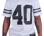 1183ml New York Cuarenta Ounce Nyc Blanco Negro Malla Camiseta de Fútbol... - $37.95