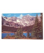 Postcard Mountain Range Rocky Mountains Colorado Lake Peaks Nature Trees... - $4.88