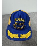 Vintage Boeing KC-135 Refuel Hat Cap Snap Back US Air Force Scrambled Eg... - $1,356.97 MXN