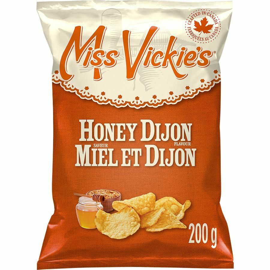 6 Bags of Miss Vickie's Honey Dijon Potato Chips 200g Each-Canada-Free Shipping - £44.89 GBP