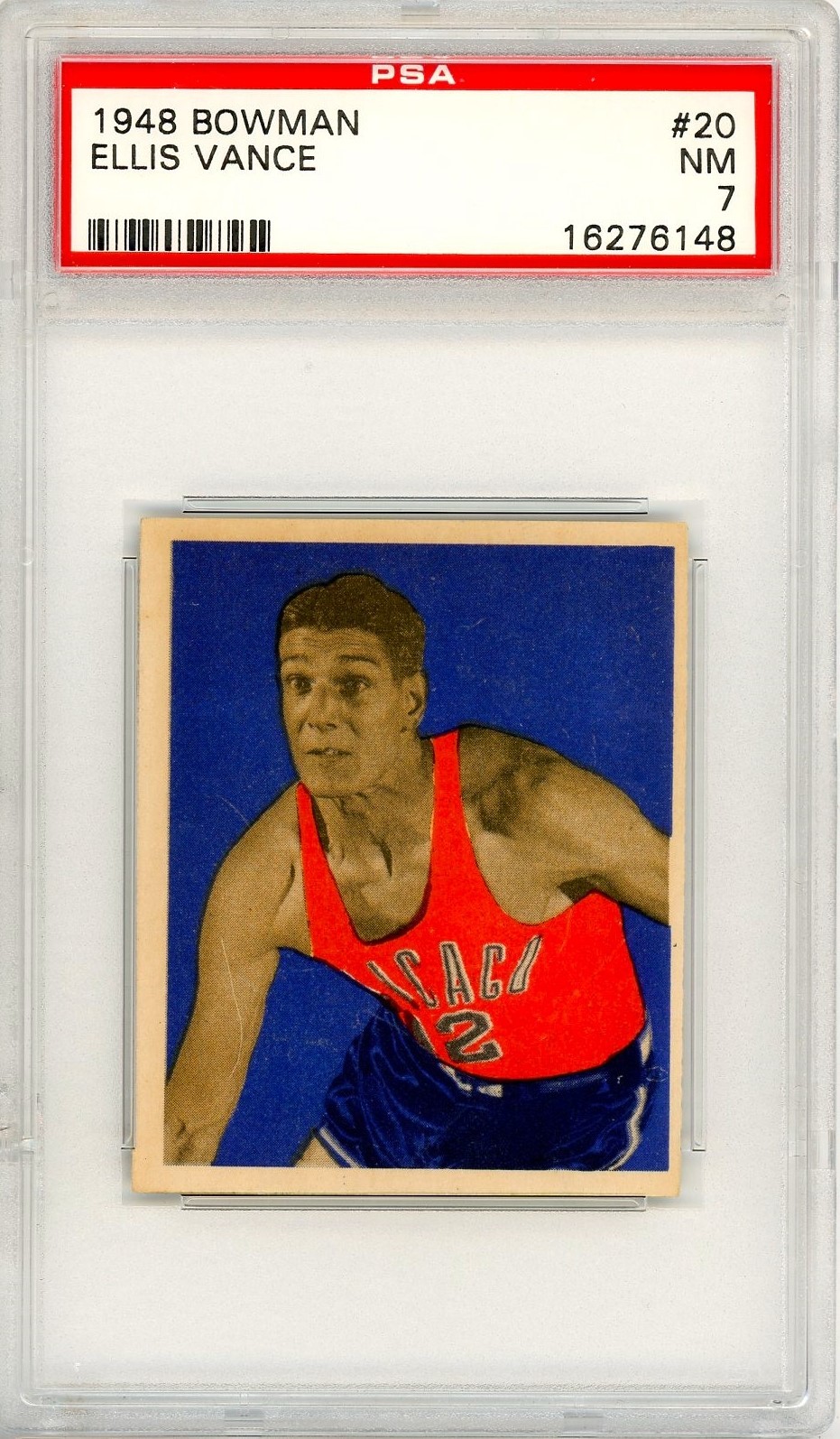1948 Bowman Ellis Vance Rookie #20 PSA 7 P1374 - $237.60