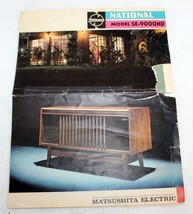 National Panasonic Model SE-9000HD Stereo Console Fold-Out Brochure ~ Da... - $9.99