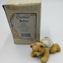 Cherished Teddies Betsey &quot;First Step to Love&quot; 624896 Baby Figurine w/ Bo... - £7.92 GBP