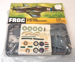 Frog C urtiss P40 Tomahawk 1:72 Scale Made In United Kingdom - £18.02 GBP