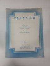 Paradise By Brown And Clifford Vintage 1931 Sheet Music from &quot;A Woman Commands&quot; - £7.29 GBP