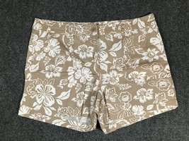 Jamaica Jaxx Short Shorts Size 14 Floral Mid Rise Regular Fit Womens Hot... - £8.15 GBP