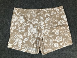Jamaica Jaxx Short Shorts Size 14 Floral Mid Rise Regular Fit Womens Hot... - $10.44