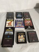 Lot Of 6 Atari 2600 Games W/ 4 Manuals. Space Invaders Combat Pinball Bowling + - £26.53 GBP