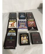 Lot Of 6 Atari 2600 Games W/ 4 Manuals. Space Invaders Combat Pinball Bo... - £26.97 GBP