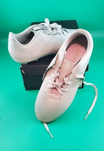 Soccer Shoes Adidas  Nemeziz 18.4 FxG J Gray White  Sz 6 Youth Boys Football  - $21.77