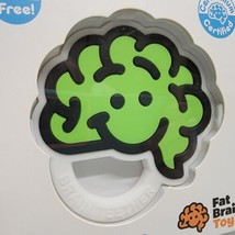 Fat Brain Toy Co. Green The Brain Teether Baby Teething Toy BPA Free - New!  - £6.21 GBP