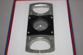 Elie Bleu Cigar Cutter Matte Black / Satin Stainless Steel  EBC1000 New image 2
