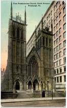 Postcard First Presbyterian Church Sixth Ave Downtown Pittsburgh Pennsylvania - $71.00