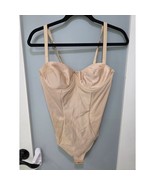 Miraclesuit Shapewear Bodysuit Nude 36B Removable Straps Underwire Control - $519.14 MXN