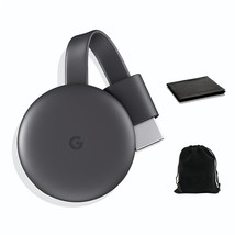 Google Chromecast - Streaming Device with HDMI Cable - Stream Shows, Mus... - £65.60 GBP