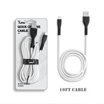 10Ft Long Fast Usb Cord Cable For Verizon Nokia 3 V, Nokia 106 Ta-1190 (2018) - $18.99