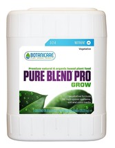NEW Botanicare PURE BLEND PRO Grow Soil Nutrient 3-2-4 Formula, 5-Gallon! - £212.36 GBP