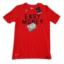 NIKE KD Men&#39;s EASY MONEY Red 7151633 T-SHIRT Dri-Fit ( S ) - £59.32 GBP