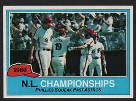 Philadelphia Phillies NLCS Greg Luzinski 1981 Topps Baseball Card # 402 nr mt - £0.79 GBP