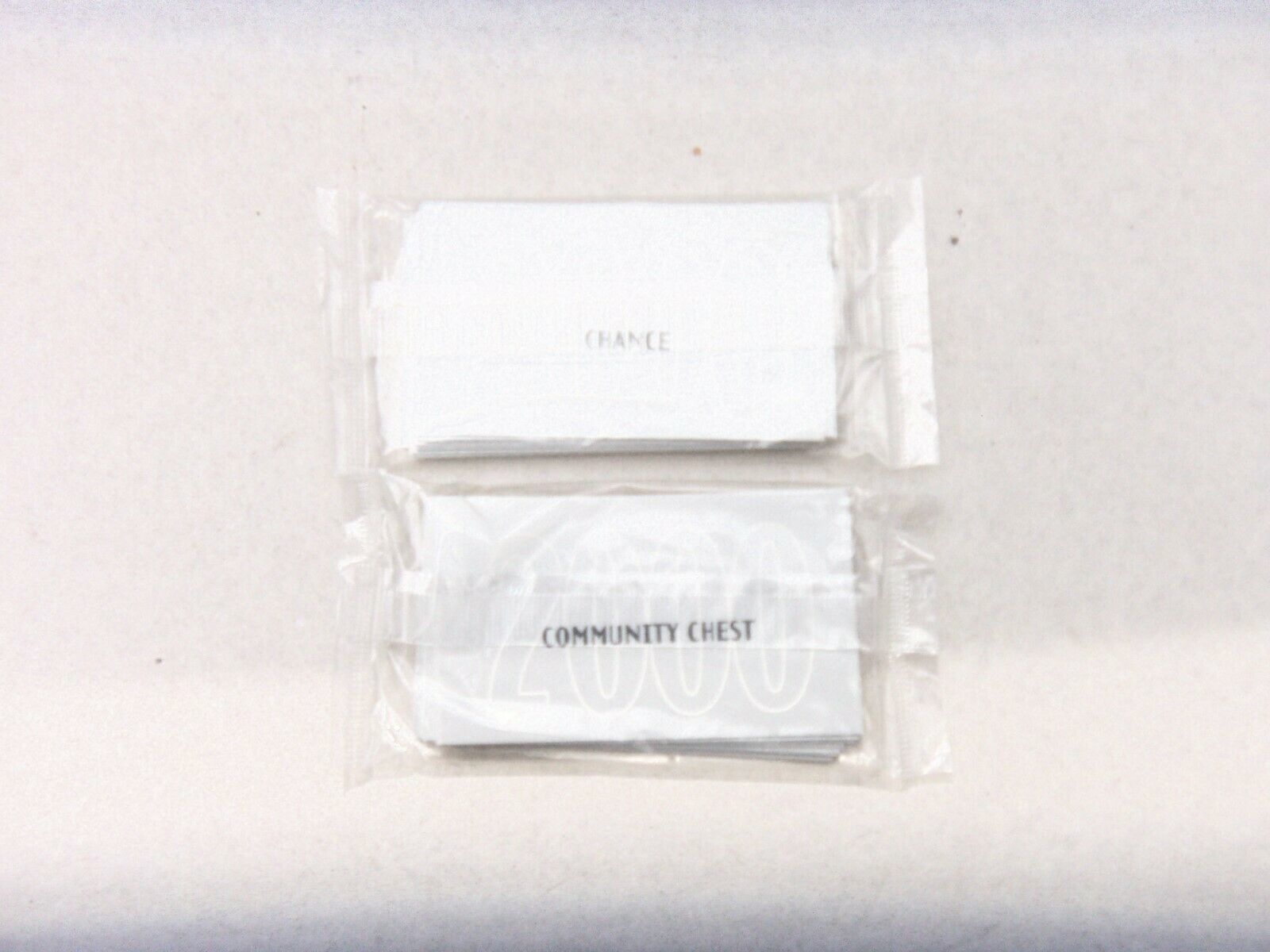 Primary image for MILLENNIUM EDITION MONOPOLY GAME PARTS  SEALED CHANCE COMMUNITY CHEST CARDS