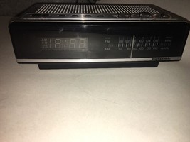 Vintage RARE Panasonic Plastic Alarm Clock Radio Model RC-68 W Doze/Sleep Mode - £92.22 GBP