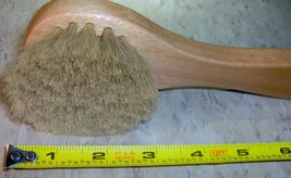 BIG rOund BLONDE Horsehair POLISH Cream PRO APPLICATOR 7 3/4&quot; Dauber BRU... - $39.66
