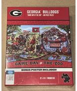 GEORGIA BULLDOGS 500 PC Puzzle “Game Day At The Zoo”  With Poster New Se... - $18.80