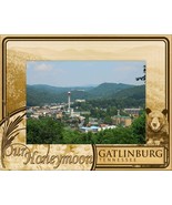 Our Honeymoon Gatlinburg TN Laser Engraved Wood Picture Frame Landscape ... - £20.88 GBP