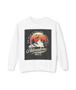 Answer the Wild&#39;s Call: Unisex Crewneck Sweatshirt with Mountain Sunset ... - $41.87+