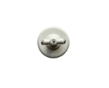 Porcelain Rotary Switch Type-3 Crossing Surface White Diameter 2.5&quot; OLDE... - $45.26
