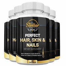5 Bottles Perfect Hair, Skin &amp; Nails by My Stellar Lifestyle - 60 Capsules - £108.41 GBP